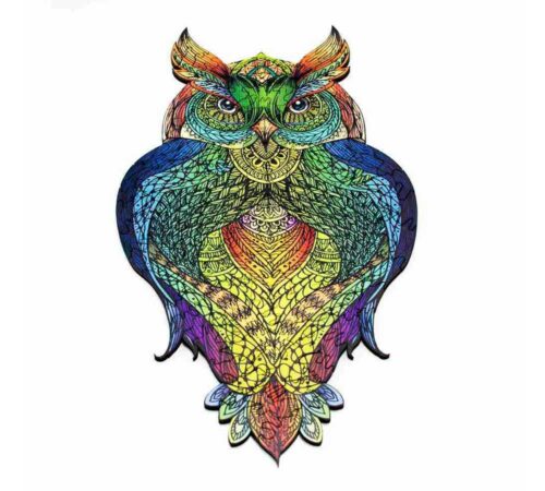 Mandala Puzzles - The Owl