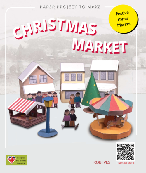 Christmas Market Rob Ives paper animation kit front cover